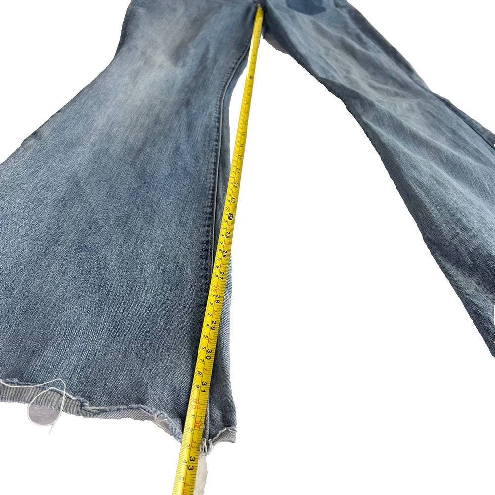 Genetic Denim Visionaries Nevena 'The Adriane' Wide Leg Flare Jeans Y2K Indie - Picture 9 of 11